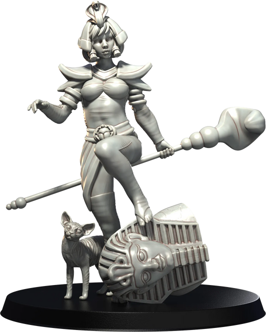 3D IPStudios - Female Warriors #1 - Uadyet - 75mm Pin Up/Figure/Model/Diorama
