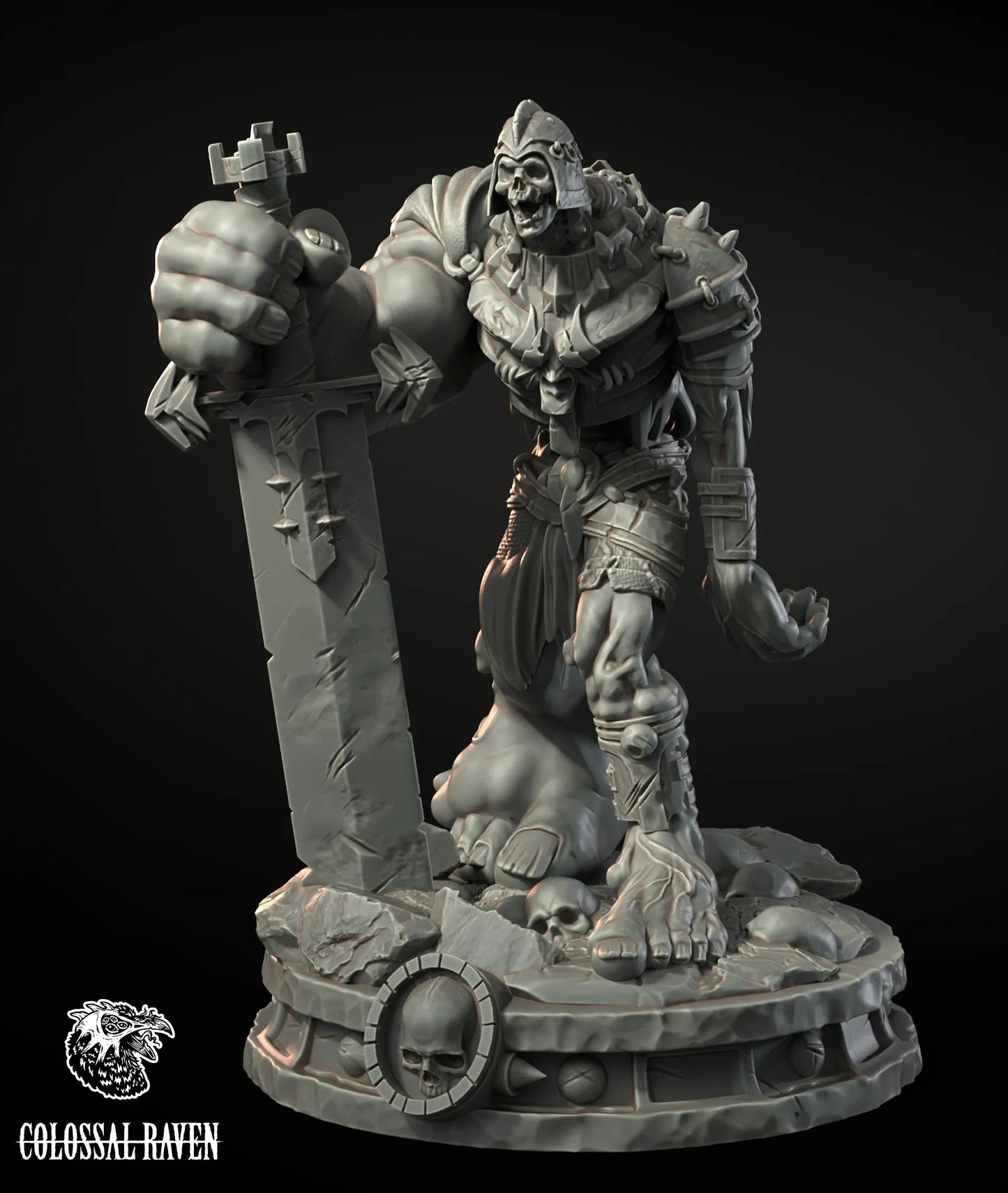 Colossal Raven - Undead Mutant - DnD/Pathfinder/TTRPG Figure