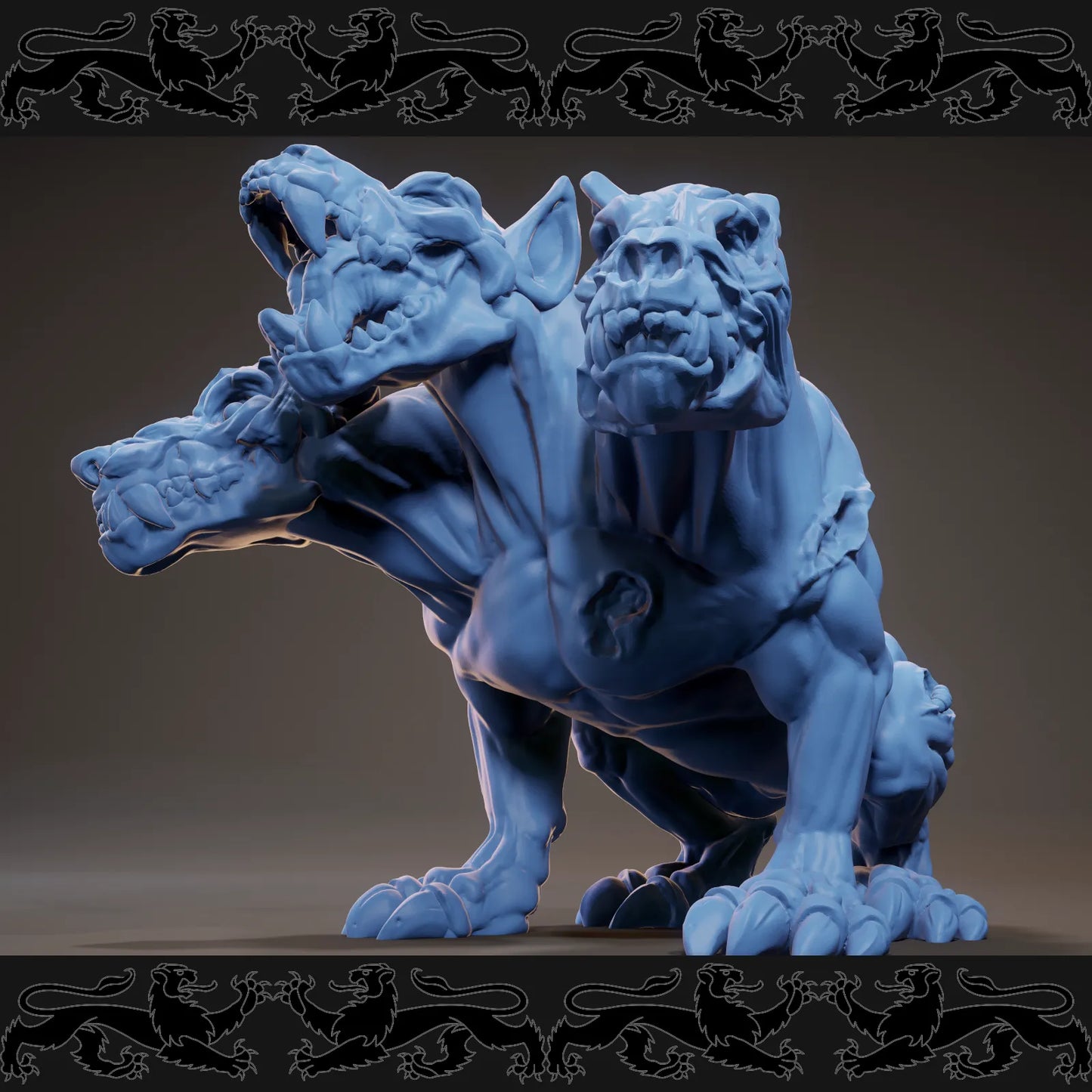 Brayan Nafarrate - Bestiary #3 - Cerberus Zombie - DnD/TTRPG Figure/Miniature