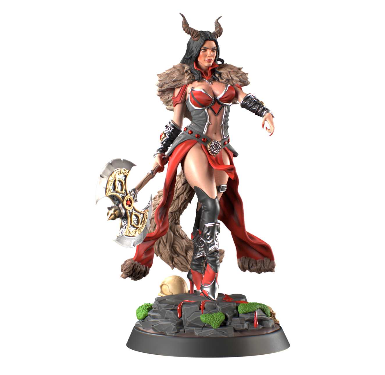 HoldMyMiniatures - Sigrid, Shadow Huntress #1 - 75mm Pin Up/Figure/Model/Diorama