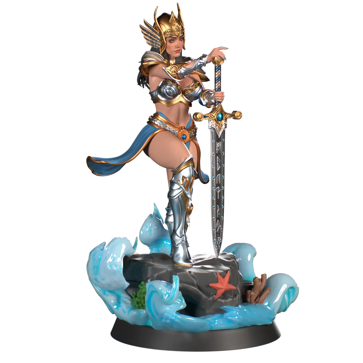 HoldMyMiniatures - Freydis the Valkryie #1 - 75mm Pin Up/Figure/Model/Diorama