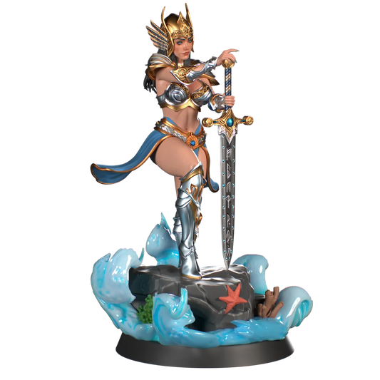 HoldMyMiniatures - Freydis the Valkryie #1 - 75mm Pin Up/Figure/Model/Diorama