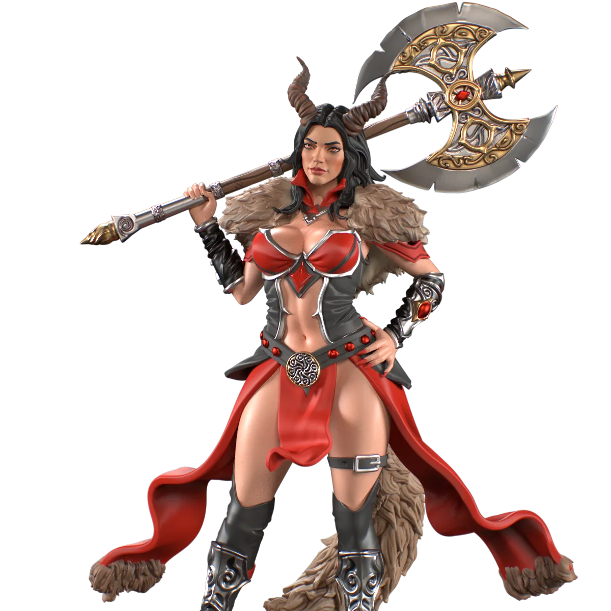 HoldMyMiniatures - Sigrid, Shadow Huntress #2 - 75mm Pin Up/Figure/Model/Diorama