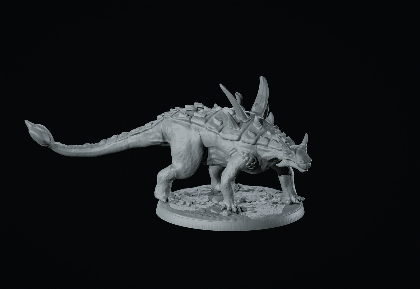 Dinoworld - Kingdoms #5 - Ankylosauria - DnD/Pathfinder/TTRPG Figure