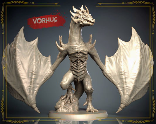3D IPStudios - Dragons Worlds #1 - Vorhus - DnD/TTRPG Figure/Miniature - Helios3DPrinting