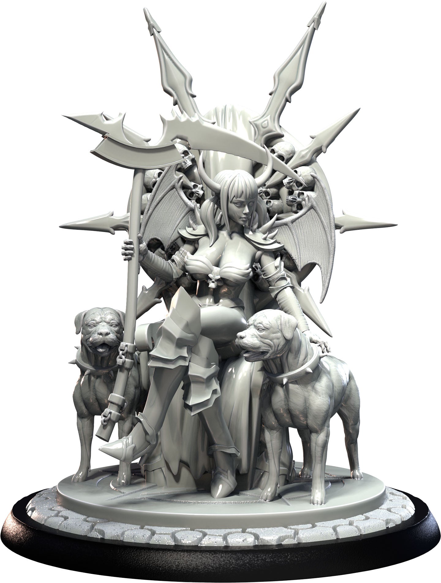 3D IPStudios - Female Warriors #1 - Vyrxella - Pin Up/Figure/Model/Diorama - Helios3DPrinting