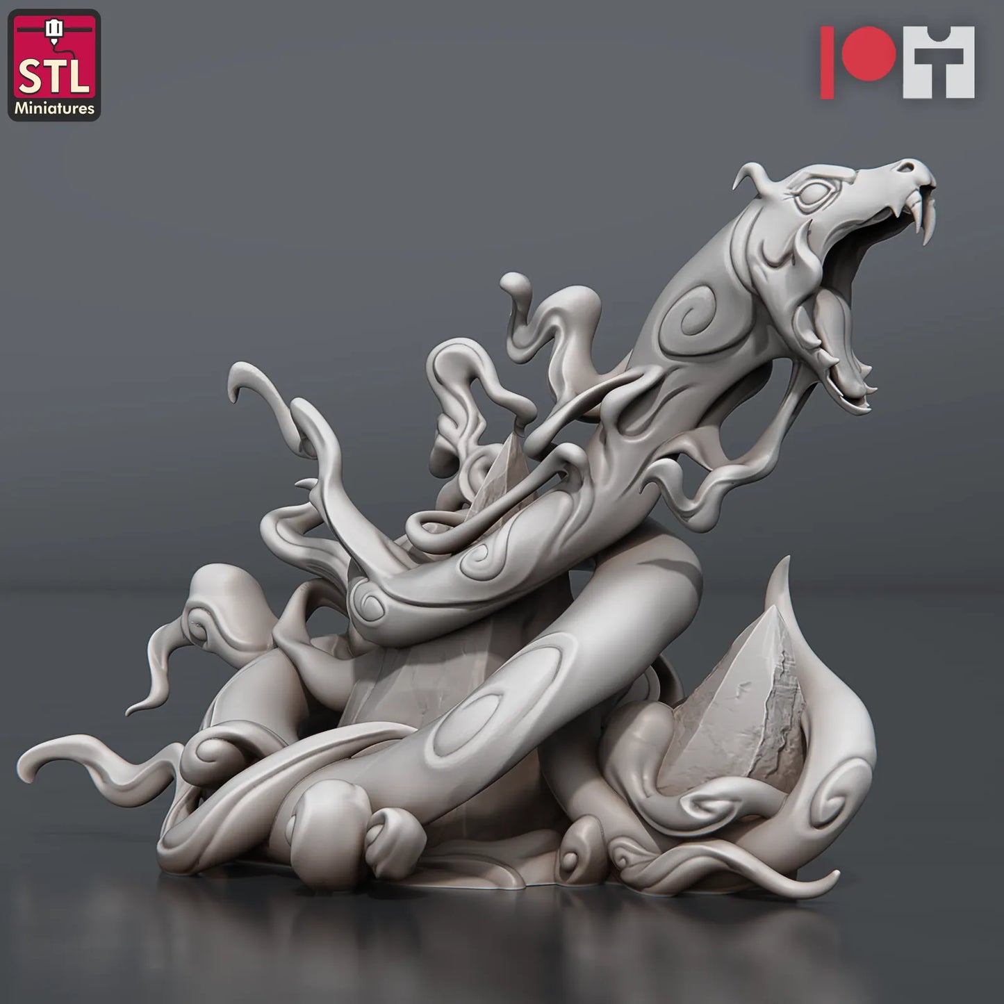 STL Miniatures - Giant Snakes - DnD/TTRPG Figure/Miniature