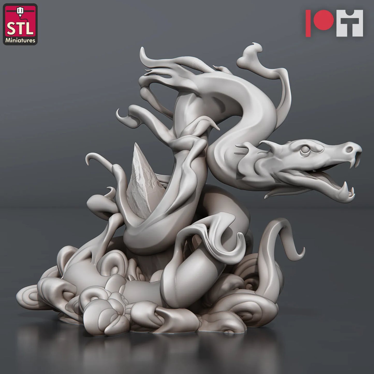 STL Miniatures - Giant Snakes - DnD/TTRPG Figure/Miniature