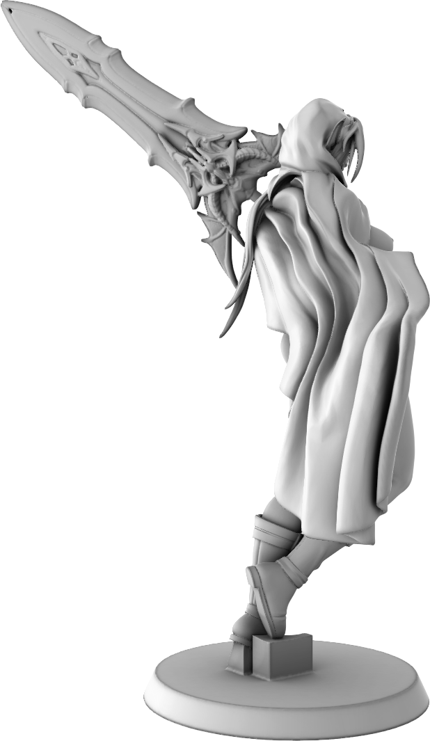 Outer Space Design - Velvet Blade Mistress - 75mm Pin Up/Figure/Model/Diorama