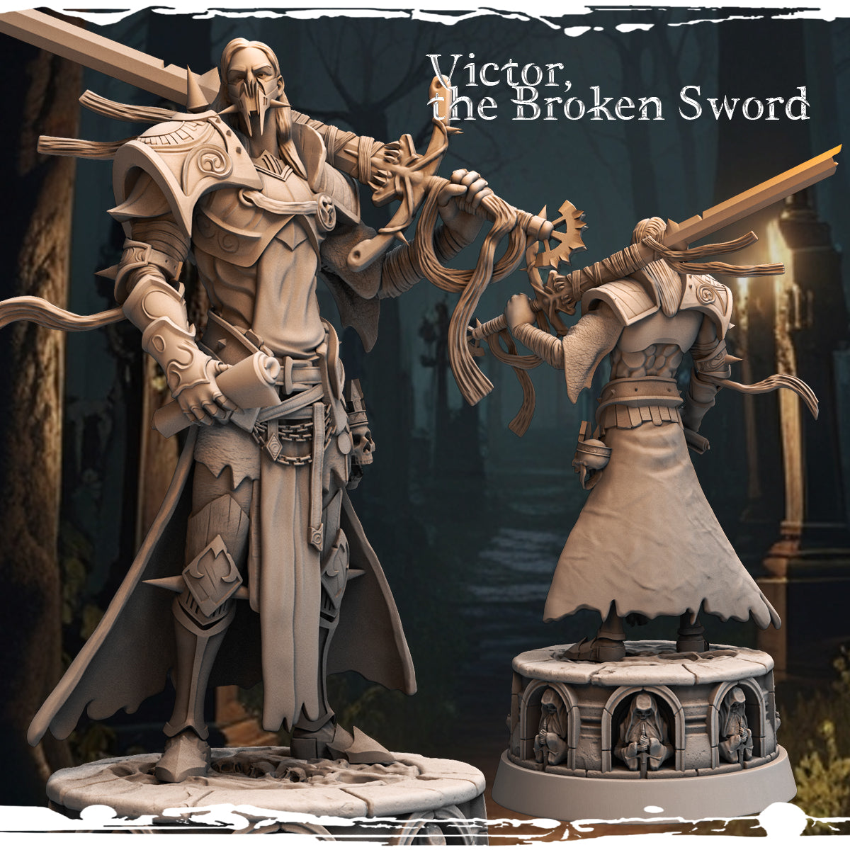 Monolith Arts - Marked by Darkness II - Victor - 75mm Pin Up/Figure/Model/Diorama