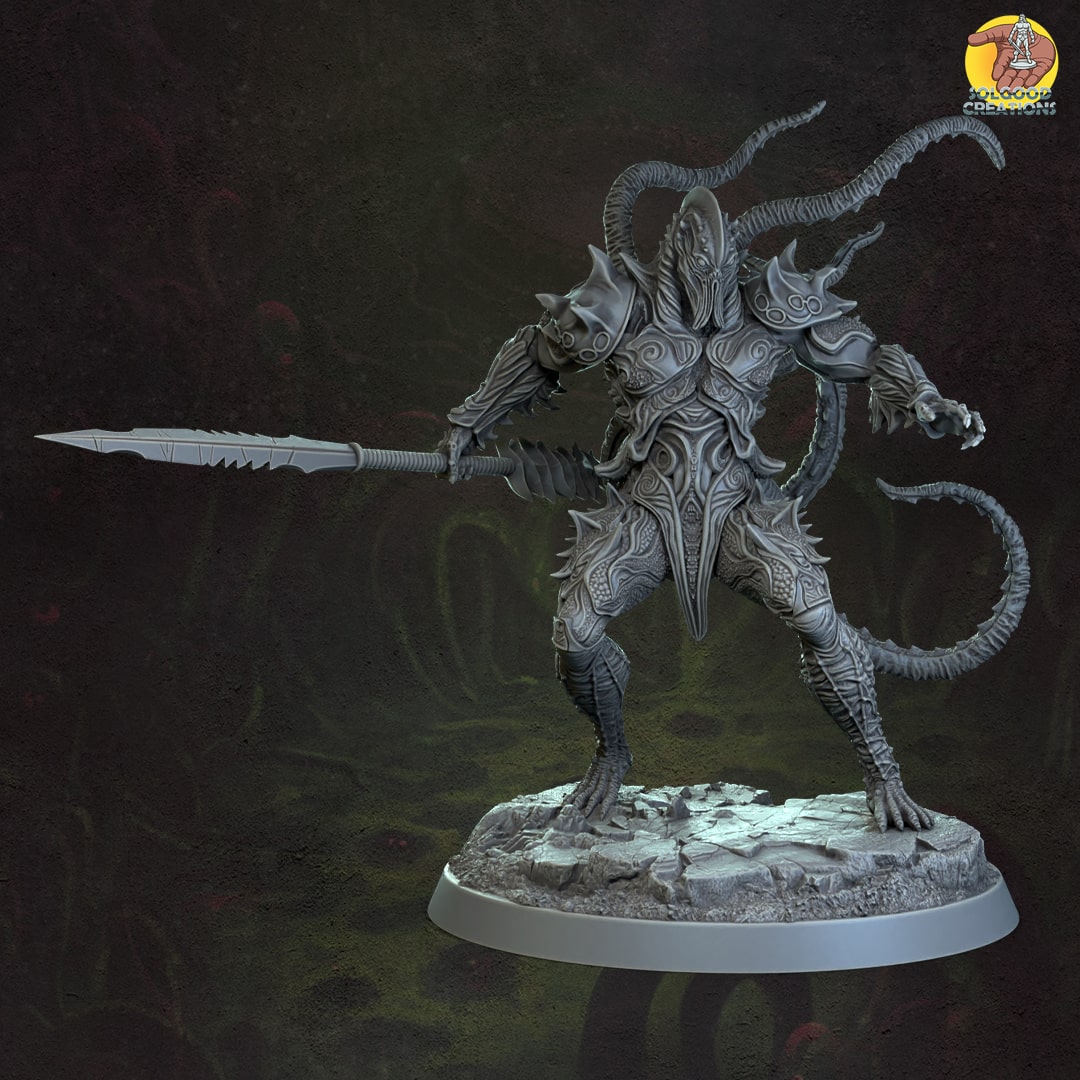 Solgoodcreations - Rise of the Dracothilid - Nightmare Slayer #2 - DnD/TTRPG Figure/Miniature