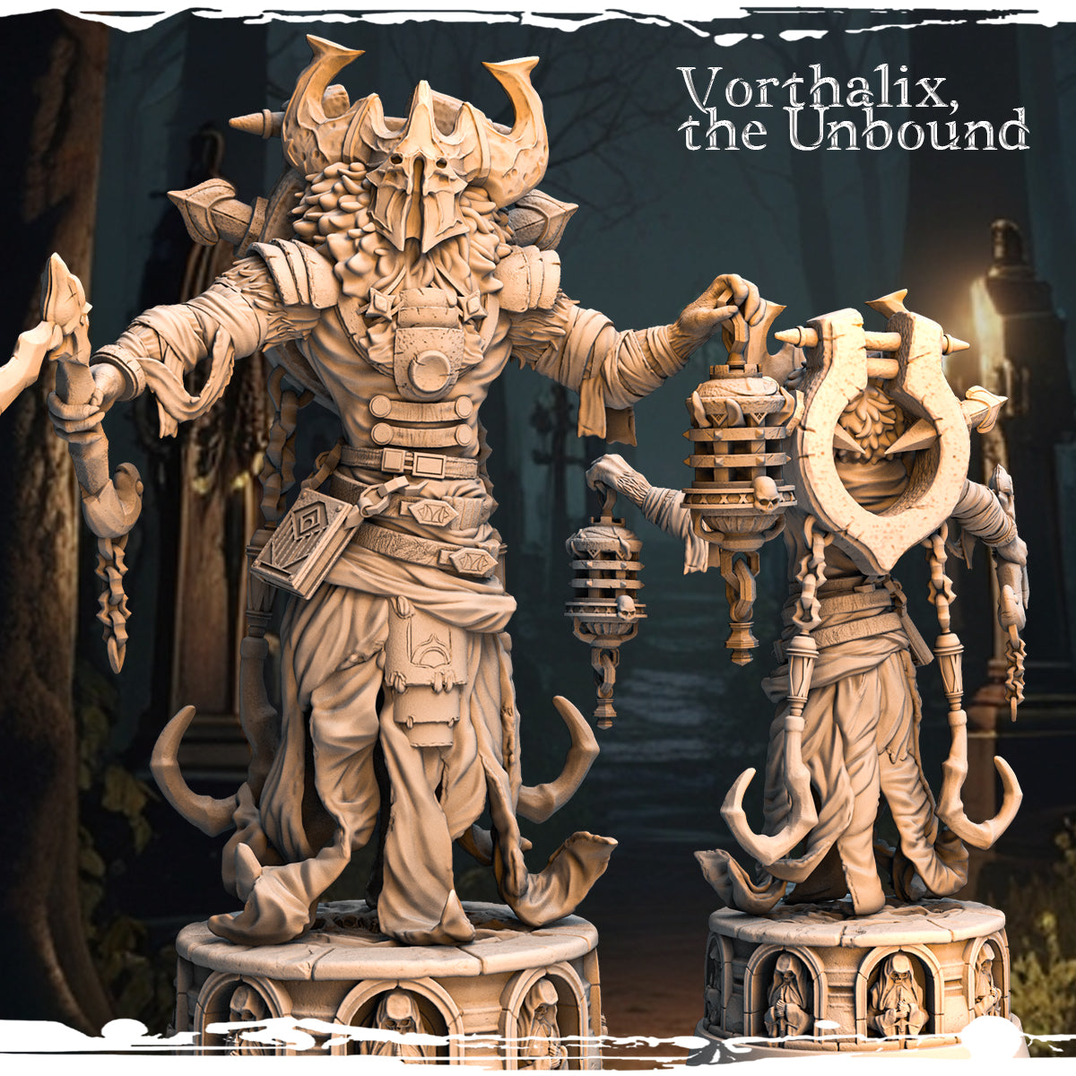 Monolith Arts - Marked by Darkness II - Vorthalix - 75mm Pin Up/Figure/Model/Diorama