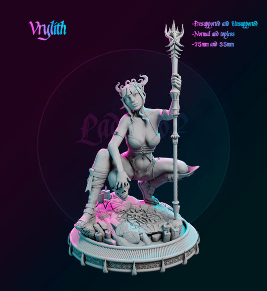 Gilmore Studio - Chaos Ladies #1 - Vrylith - 75mm Pin Up/Figure/Model/Diorama