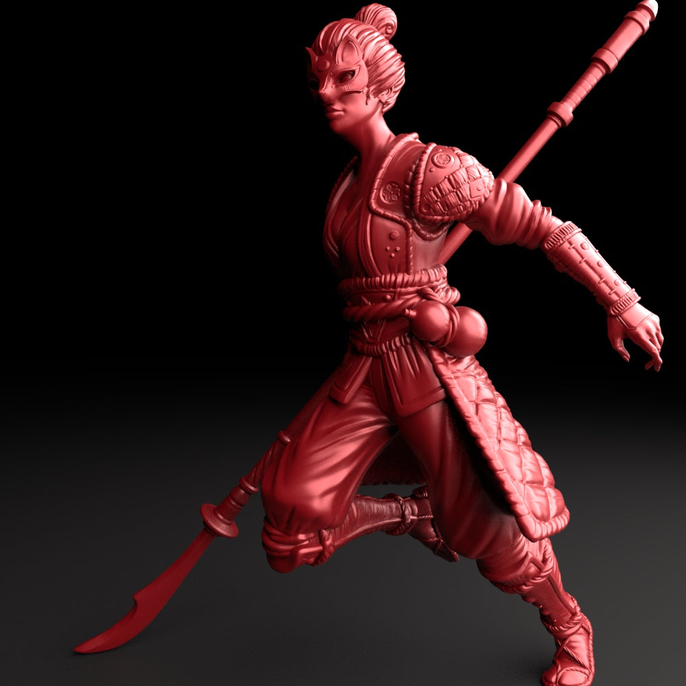 Brayan Nafarrate - Bestiary #5 - Samurai Spear #2 - DnD/TTRPG Figure/Miniature