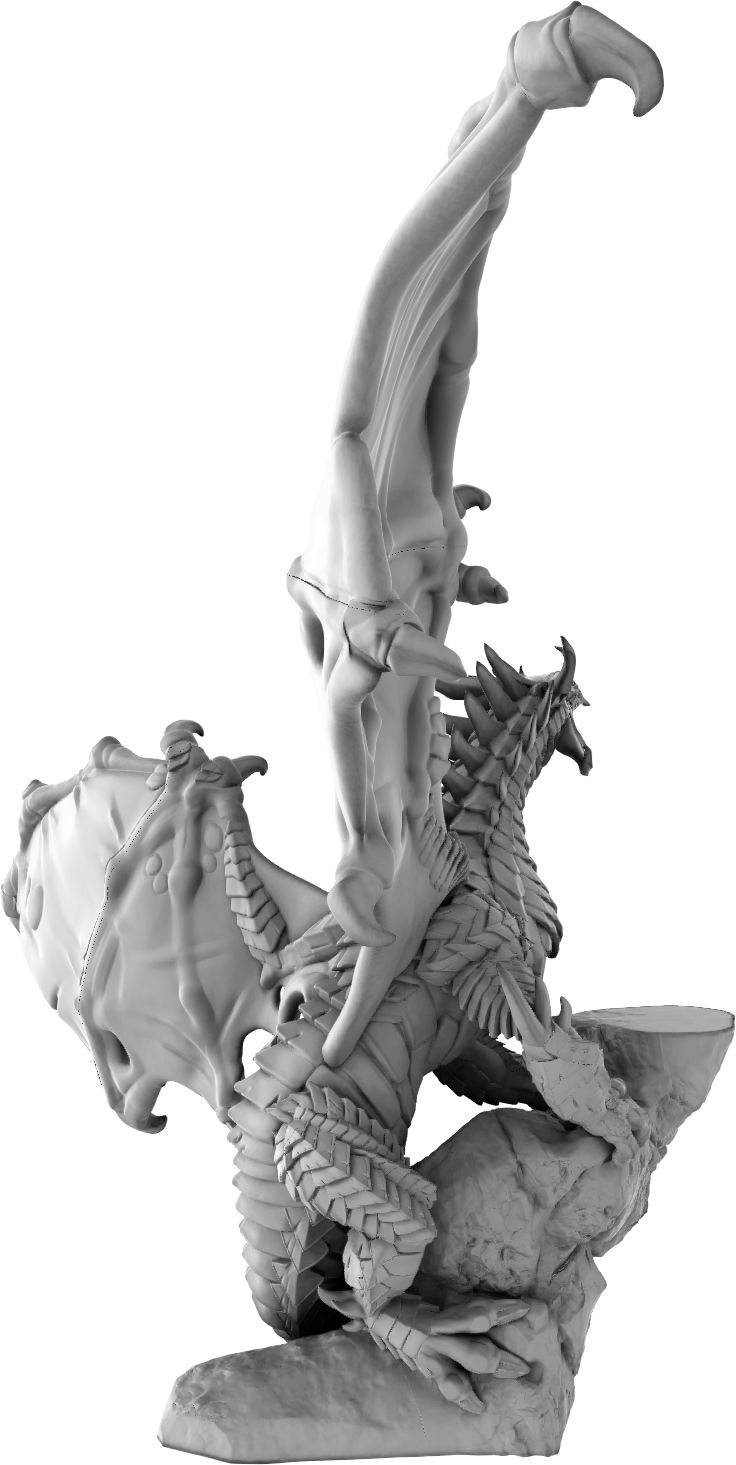 Brayan Nafarrate - Fafnir Dragon - DnD/TTRPG Figure/Miniature