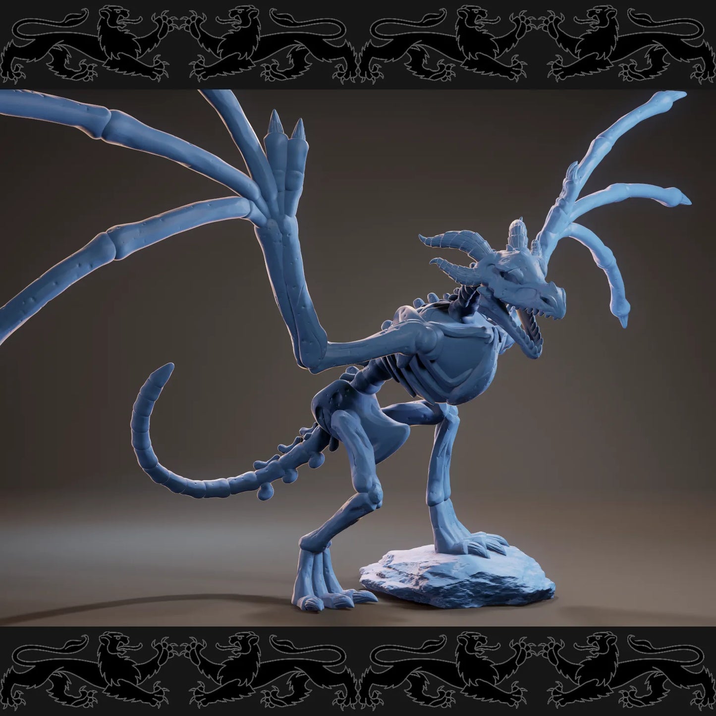 Brayan Nafarrate - Bestiary #3 - Dragon Skeleton #2 - DnD/TTRPG Figure/Miniature