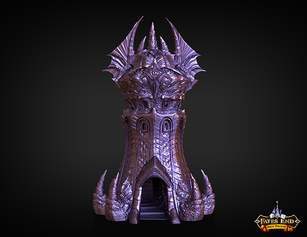 FatesEnd - Warlock Dice Tower - DnD/TTRPG/Roleplaying/Wargames
