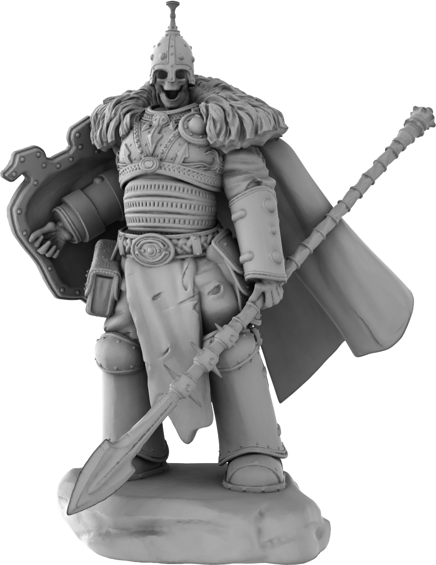 Z Kino - Undead Knight #1 - DnD/Pathfinder/TTRPG Figure Miniature