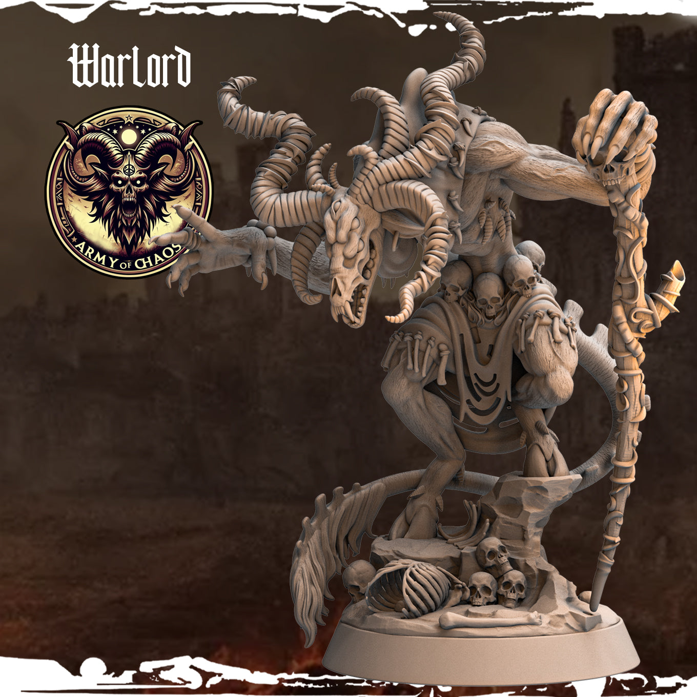 Monolith Arts - Beasts - Warlord #1 - DnD/TTRPG Figure/Miniature