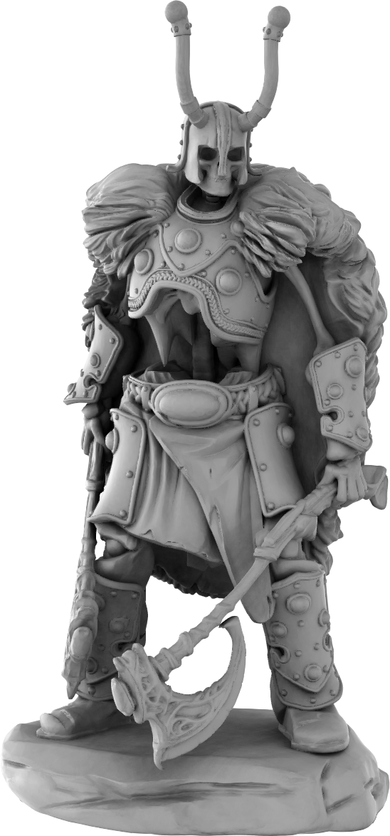 Z Kino - Undead Knight #2 - DnD/Pathfinder/TTRPG Figure Miniature