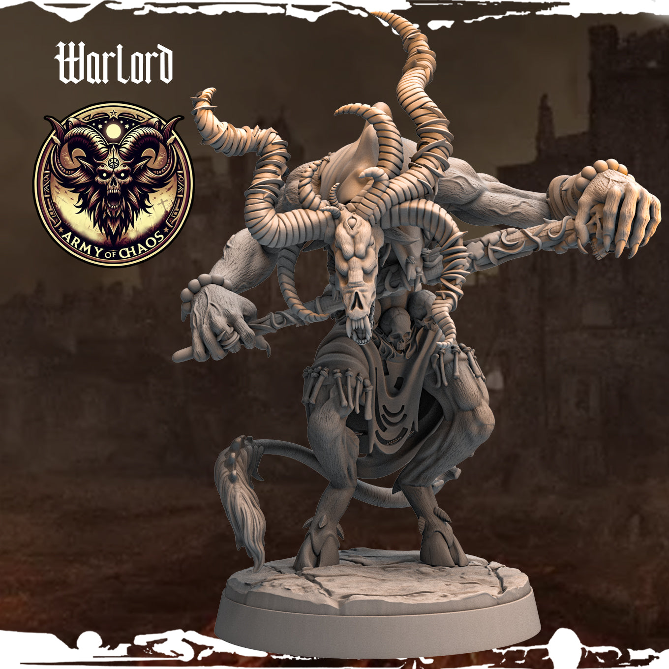 Monolith Arts - Beasts - Warlord #2 - DnD/TTRPG Figure/Miniature