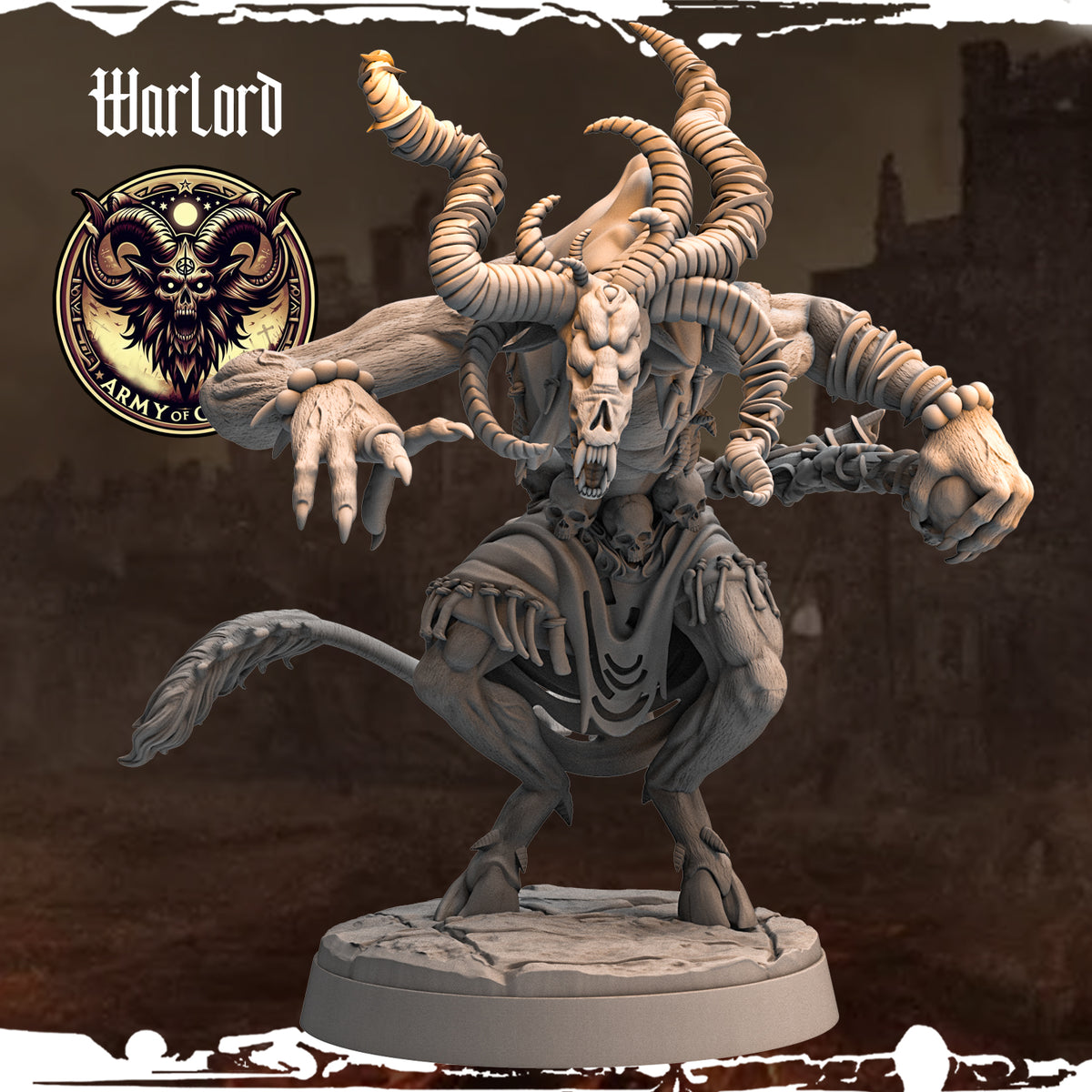 Monolith Arts - Beasts - Warlord #3 - DnD/TTRPG Figure/Miniature