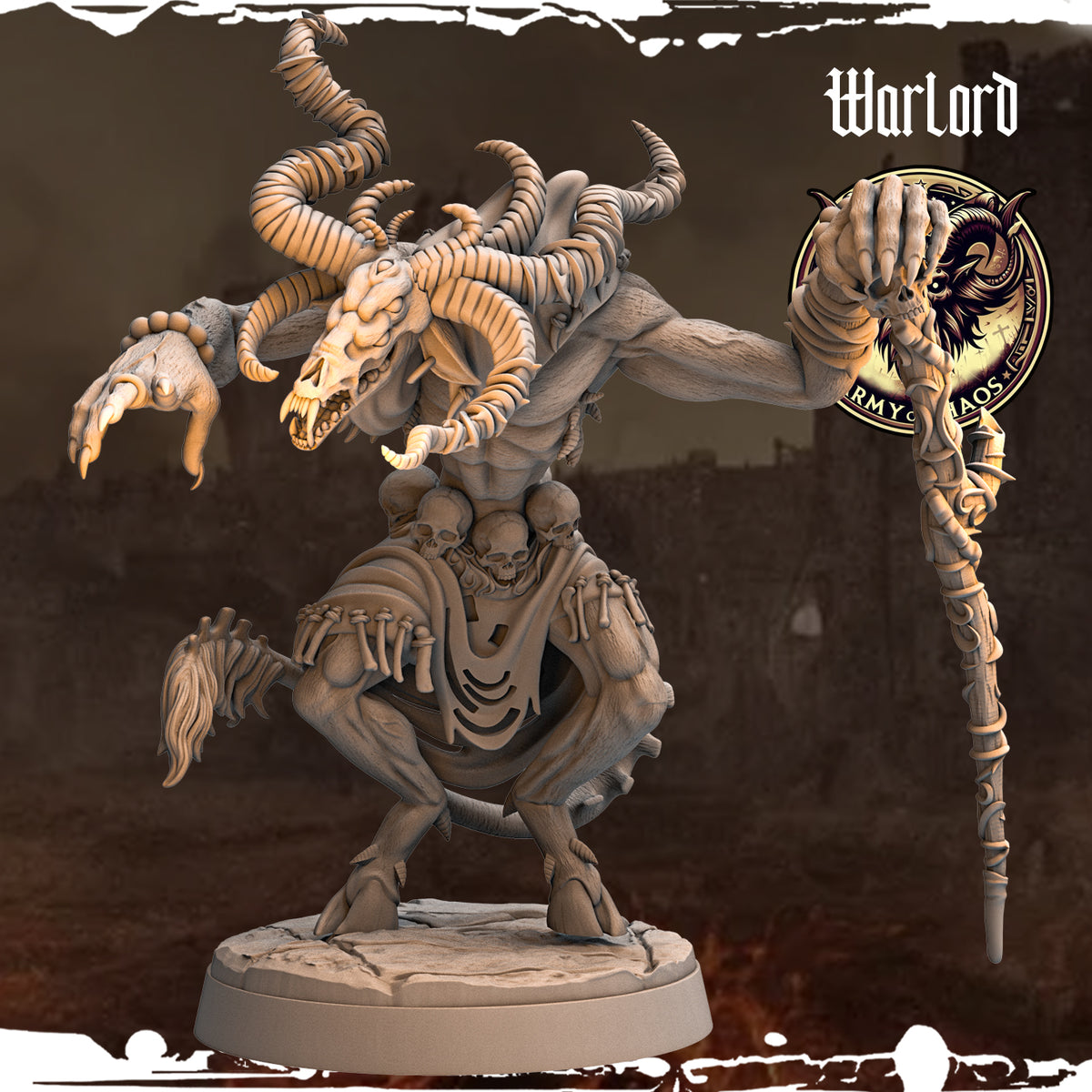 Monolith Arts - Beasts - Warlord #6 - DnD/TTRPG Figure/Miniature