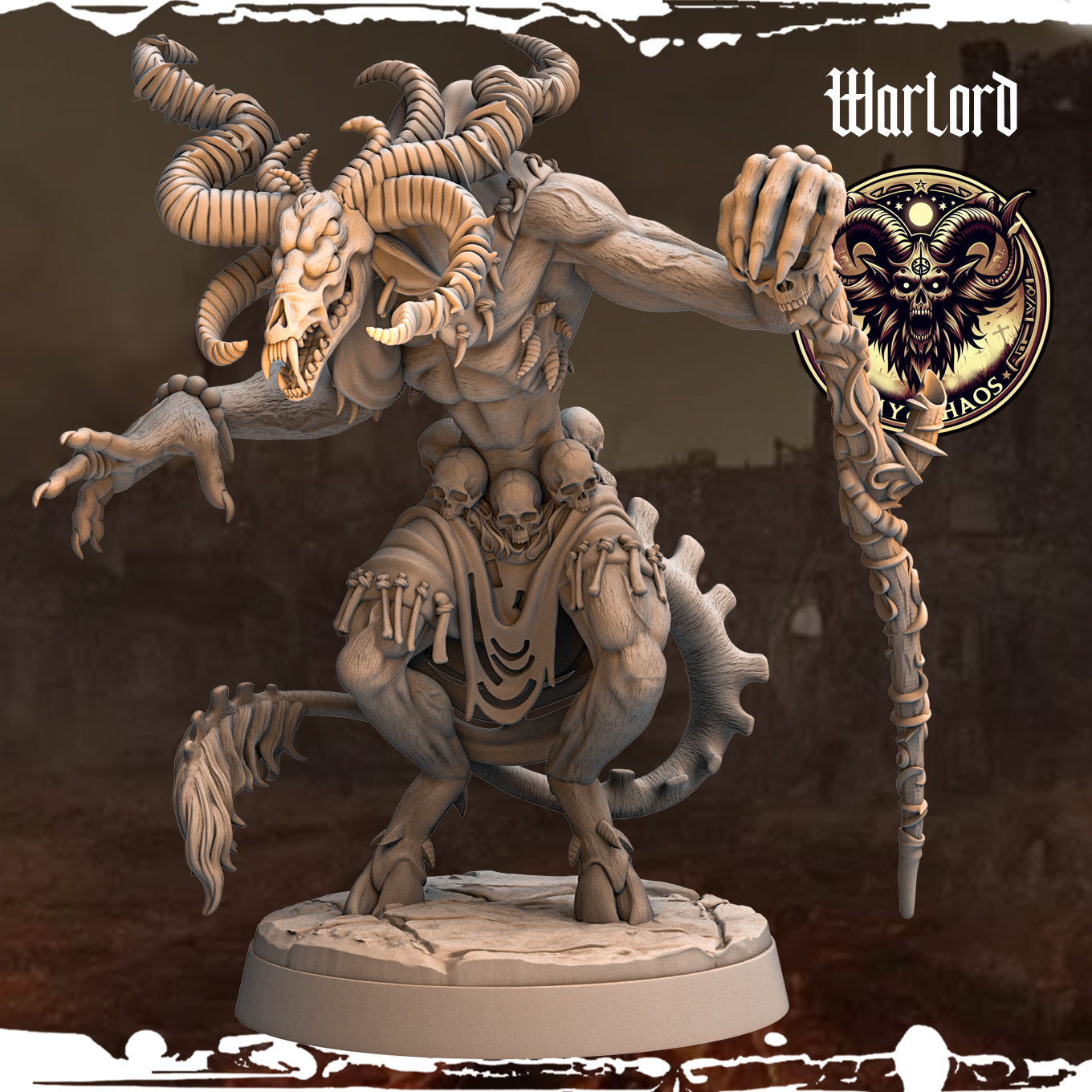 Monolith Arts - Beasts - Warlord #7 - DnD/TTRPG Figure/Miniature