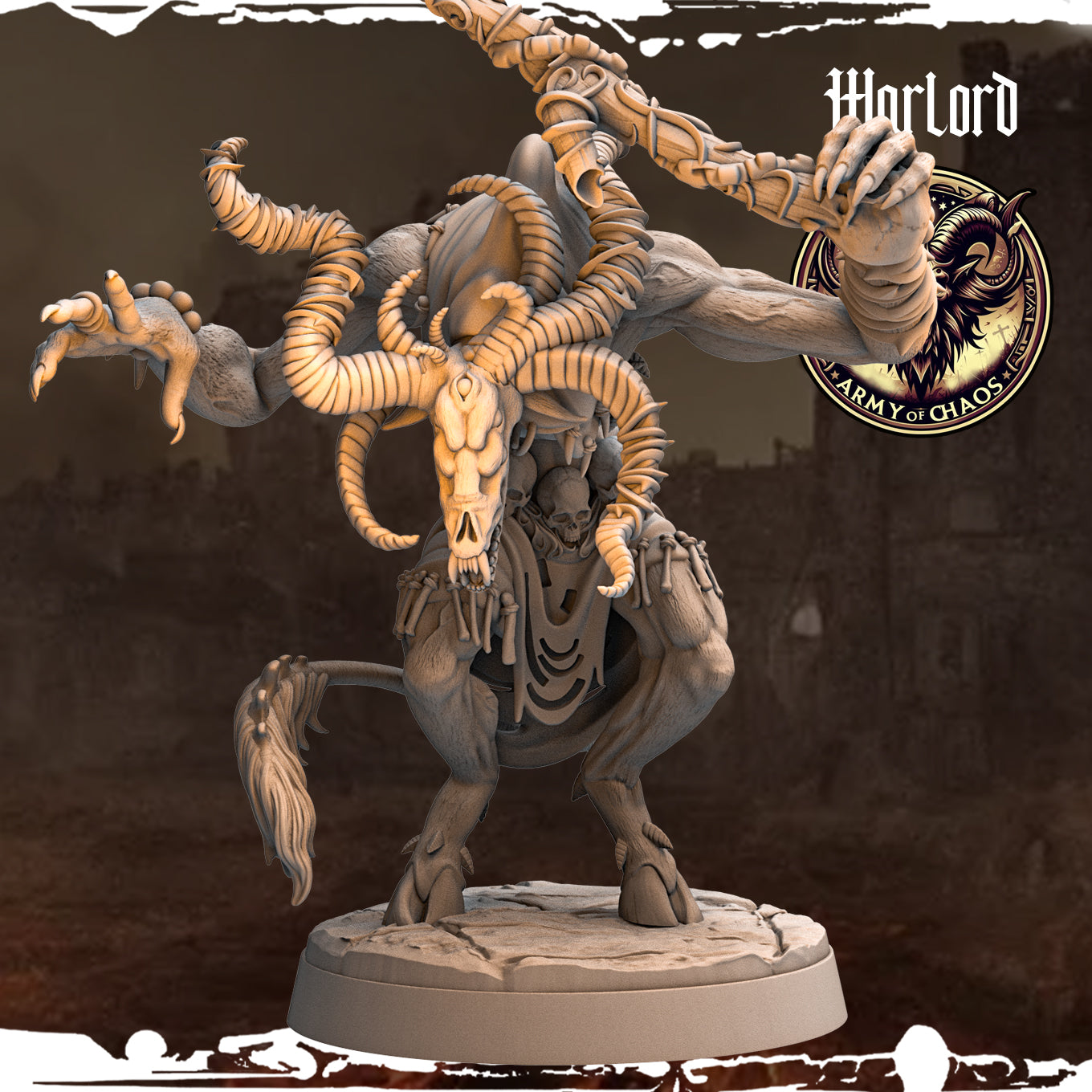 Monolith Arts - Beasts - Warlord #9 - DnD/TTRPG Figure/Miniature