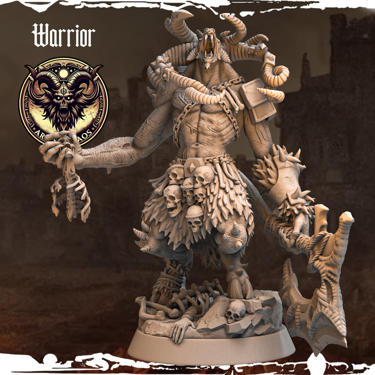 Monolith Arts - Beasts - Warrior #12 - DnD/TTRPG Figure/Miniature