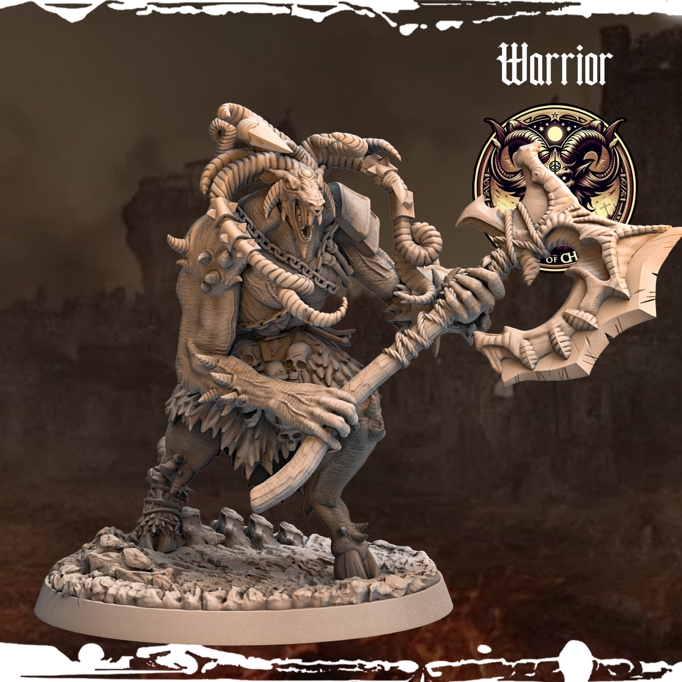 Monolith Arts - Beasts - Warrior #2 - DnD/TTRPG Figure/Miniature