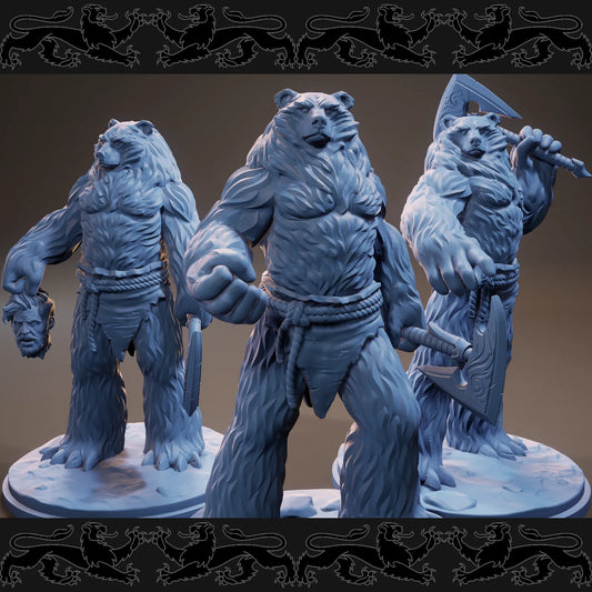 Brayan Nafarrate - Bestiary #3 - Werebear - DnD/TTRPG Figure/Miniature Figure