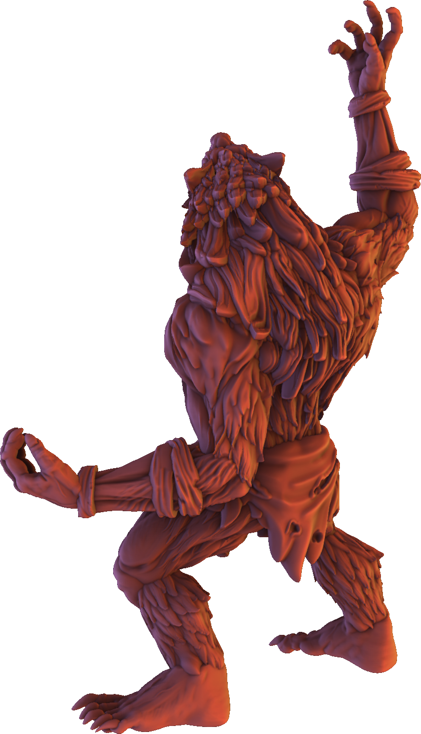 Forged Path - Willowbrook Underworld - Werewolf - DnD/TTRPG Figure/Miniature
