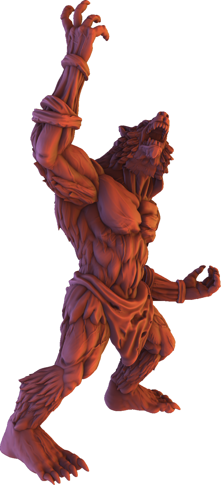 Forged Path - Willowbrook Underworld - Werewolf - DnD/TTRPG Figure/Miniature