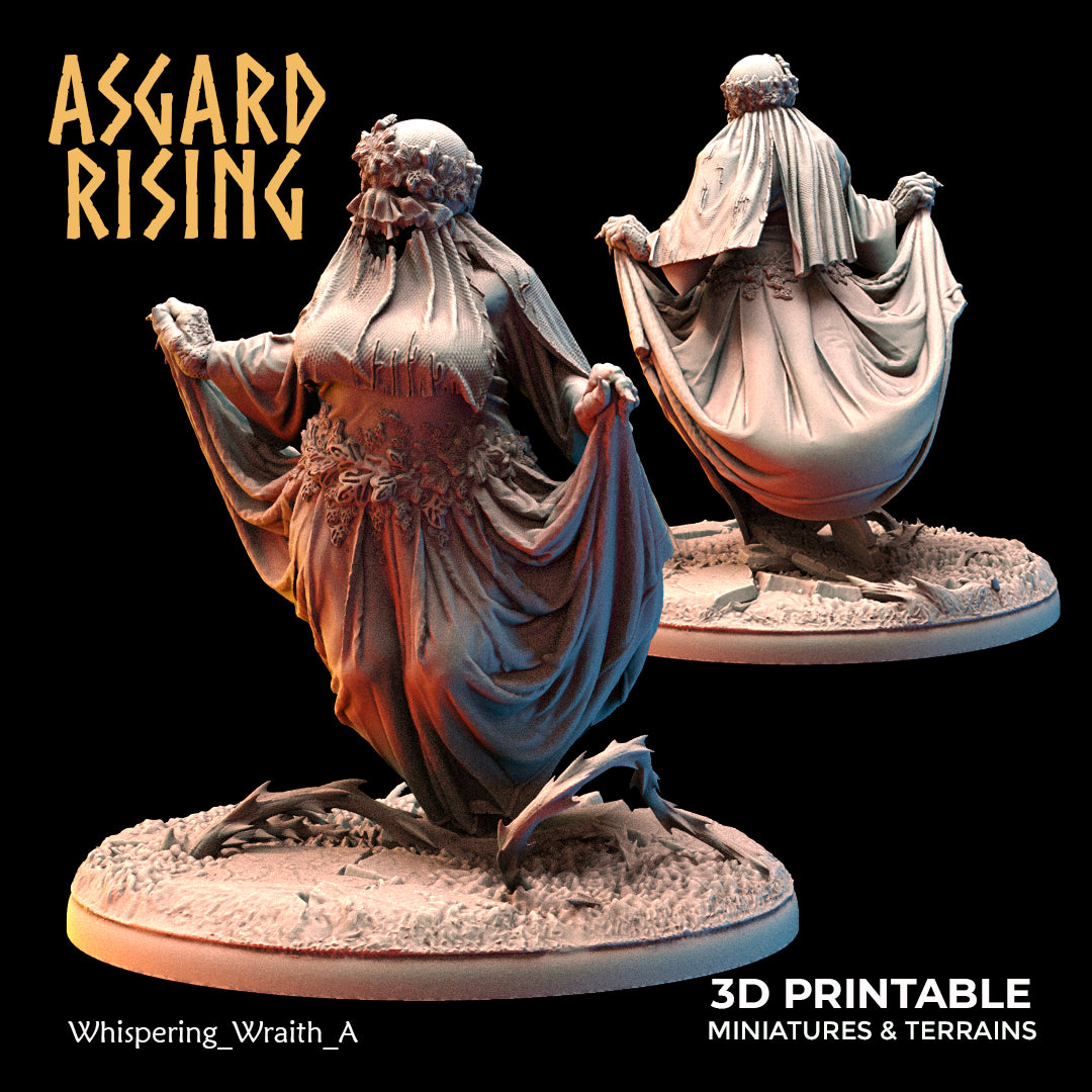 Asgard Rising - Underdark - Whispering Wraith - DnD/TTRPG Figure/Miniature