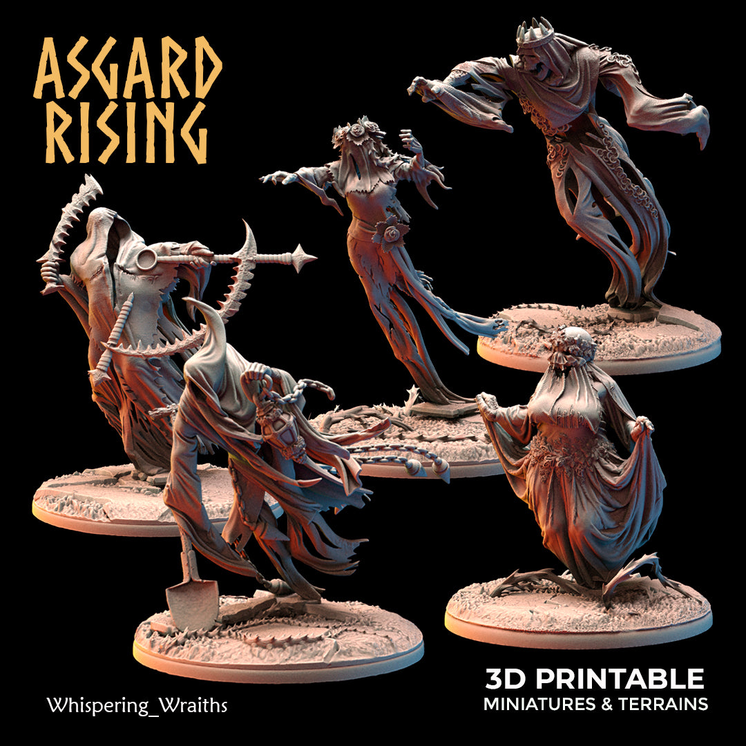 Asgard Rising - Underdark - Whispering Wraith - DnD/TTRPG Figure/Miniature
