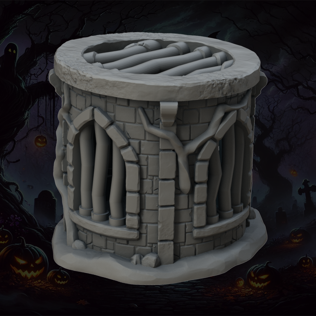 Fantasy3DTabletop - Wicked Manor Dice Box - DnD/TTRPG/Roleplaying/Wargames