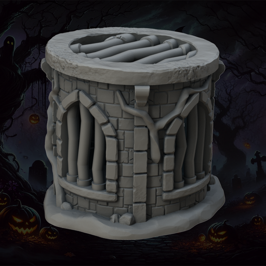 Fantasy3DTabletop - Wicked Manor Dice Box - DnD/TTRPG/Roleplaying/Wargames