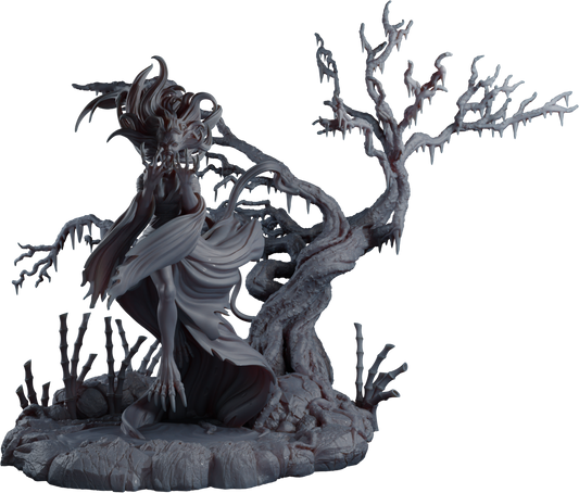Alain Viesca - Yuki Onna (Attack) - 32/75/120mm Pin Up/Figure/Model/Diorama - Helios3DPrinting
