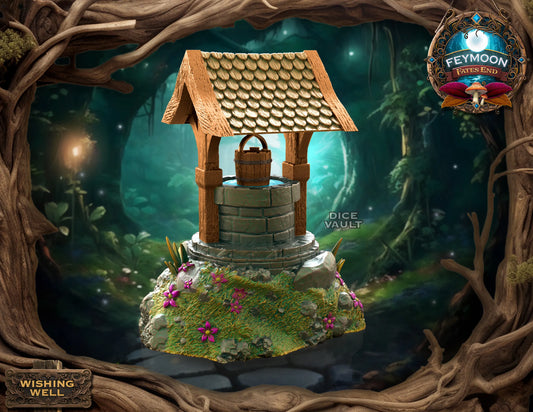 FatesEnd - Feymoon - Wishing Well Dice Box - DnD/TTRPG/Roleplaying/Wargames