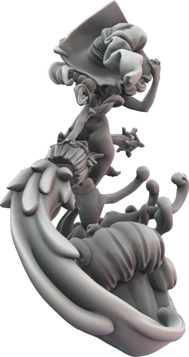 Blackthorn Miniatures - Witch - 75mm Pin Up/Figure/Model/Diorama