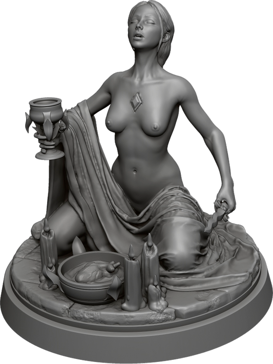 Vortex Studios - Lord of the Lost Souls - Auslaug #2 - 75mm Pin Up/Figure/Model/Diorama