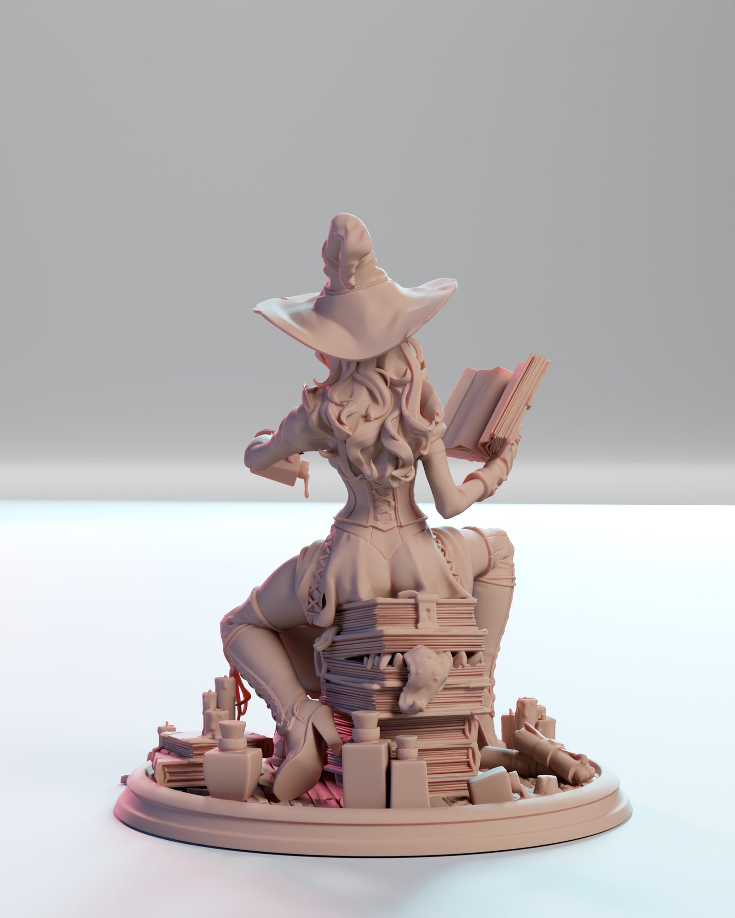 Whisper Miniatures - Katherine, Witch Diorama - 75/120mm Pin Up/Figure/Model/Diorama