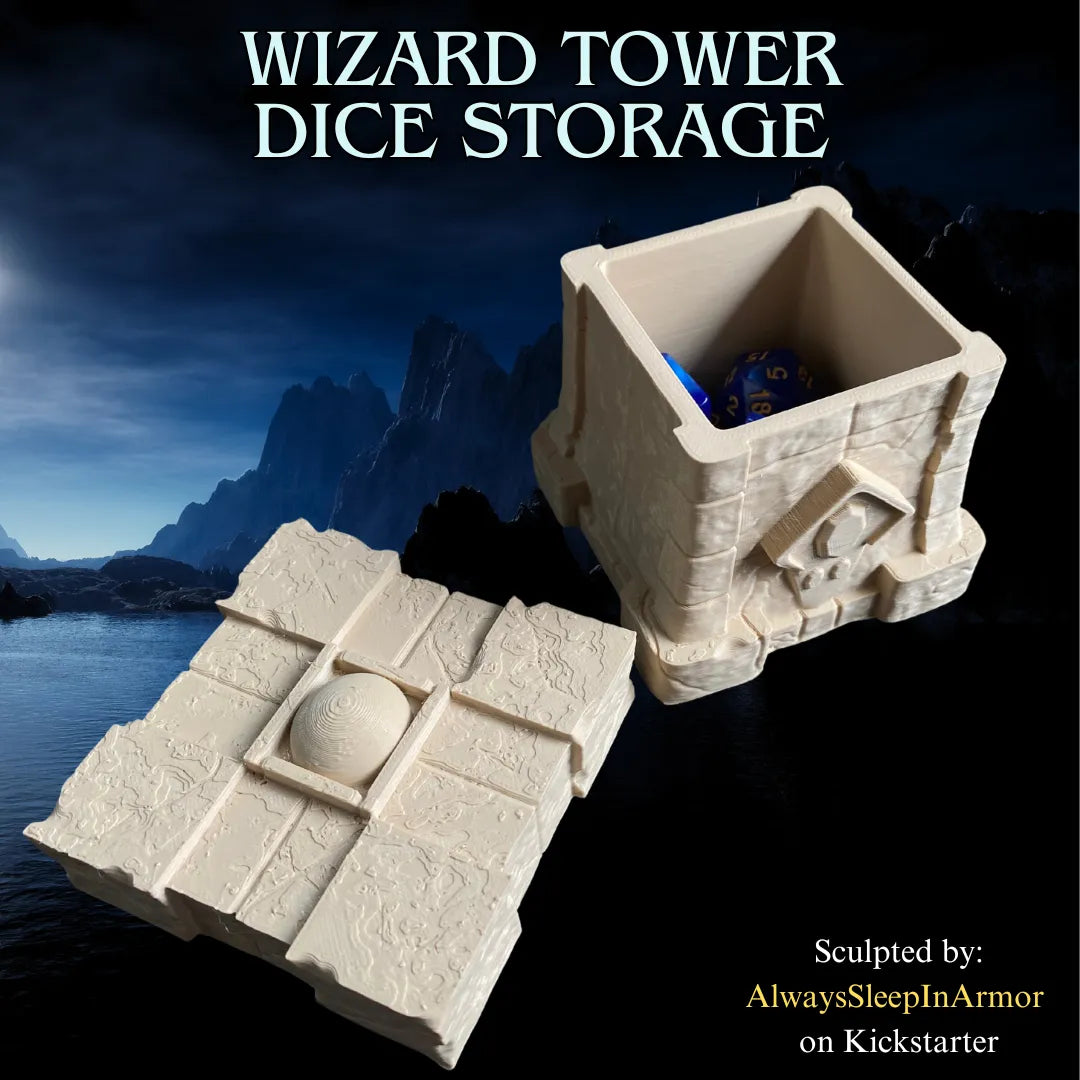 ASiA - Wizard Dice Box - DnD/TTRPG/Roleplaying/Wargames