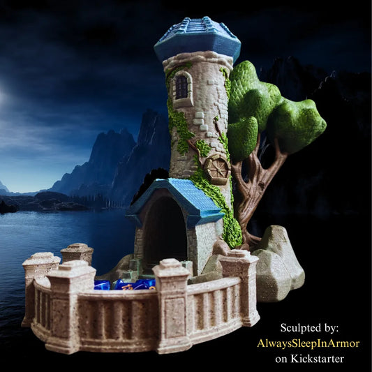 ASiA - Wizard Dice Tower - DnD/TTRPG/Roleplaying/Wargames