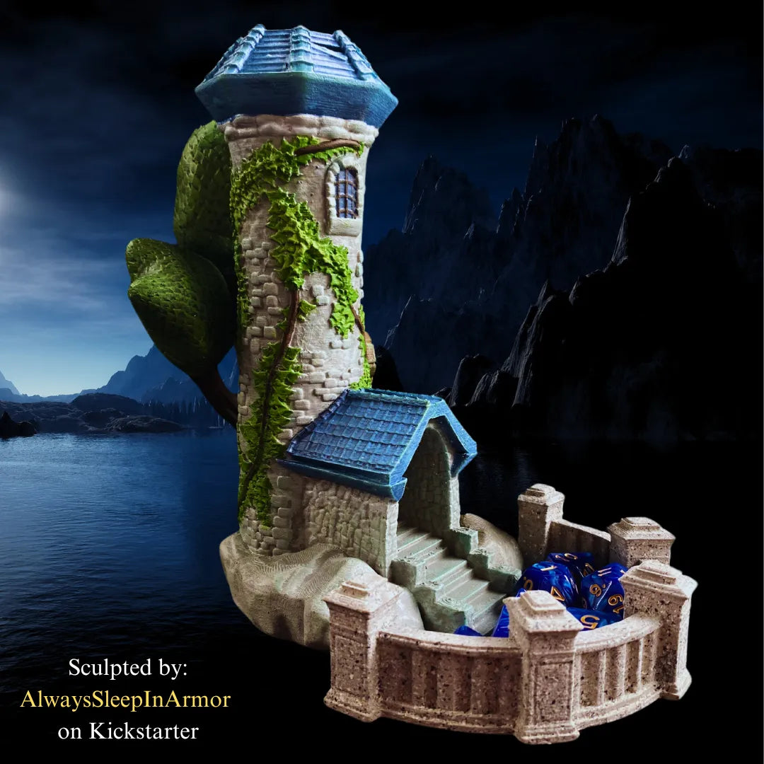 ASiA - Wizard Dice Tower - DnD/TTRPG/Roleplaying/Wargames