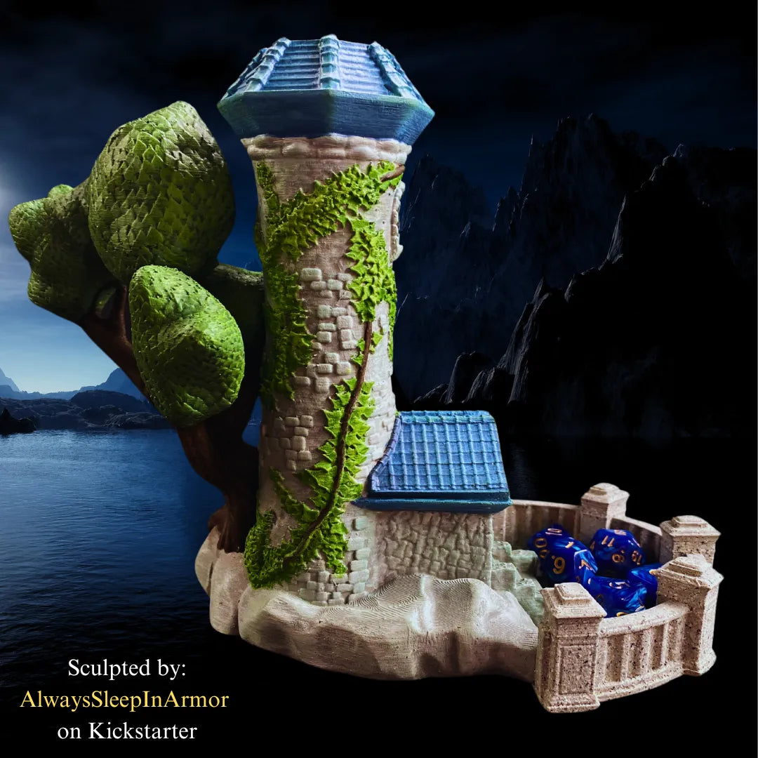 ASiA - Wizard Dice Tower - DnD/TTRPG/Roleplaying/Wargames