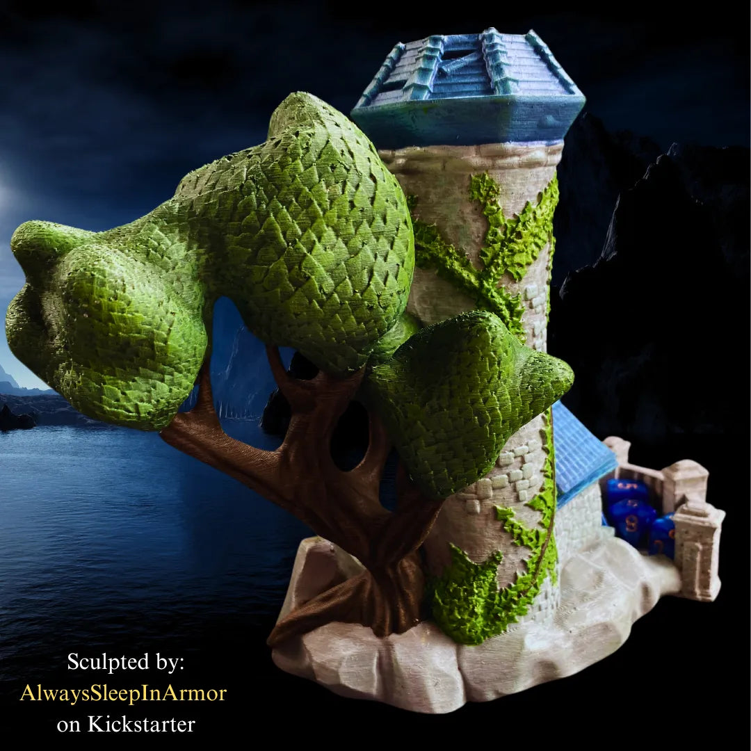 ASiA - Wizard Dice Tower - DnD/TTRPG/Roleplaying/Wargames