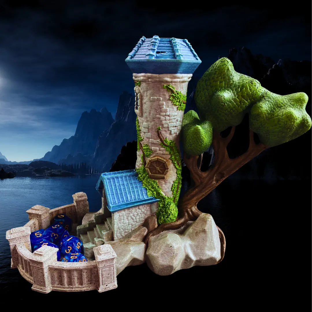 ASiA - Wizard Dice Tower - DnD/TTRPG/Roleplaying/Wargames