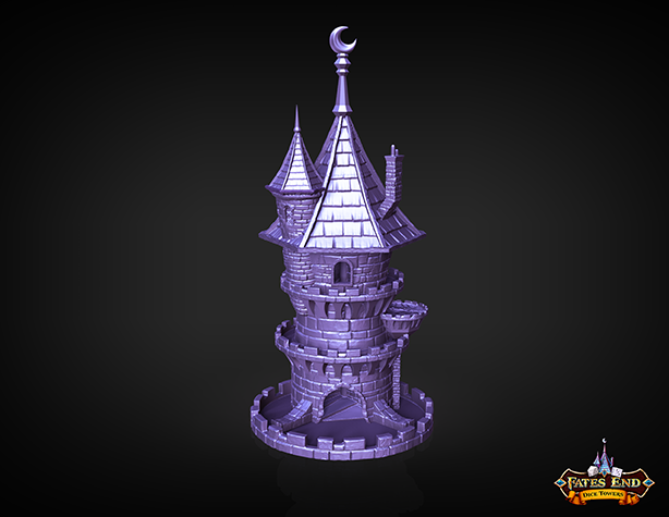 FatesEnd - Wizard Dice Tower - DnD/TTRPG/Roleplaying/Wargames